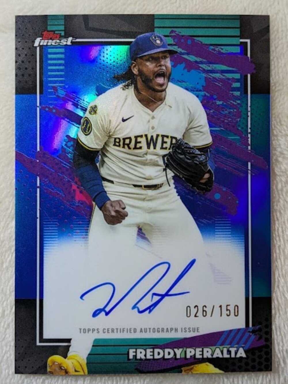 2026 Topps Finest Auto FREDDY PARLATA #FA-FP 26/150